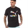 Puma Mens International T-Shirt Puma Black/Archive Logo