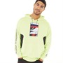 Puma Mens BMW Motorsport Street Print Hoodie Soft Fluorescent Yellow