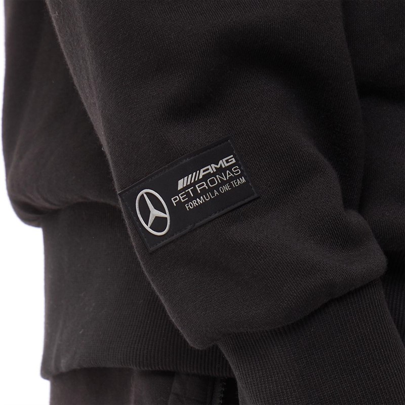 Puma Mens Mercedes AMG Petronas Motorsport Formula One Street Style Hoodie Puma Black