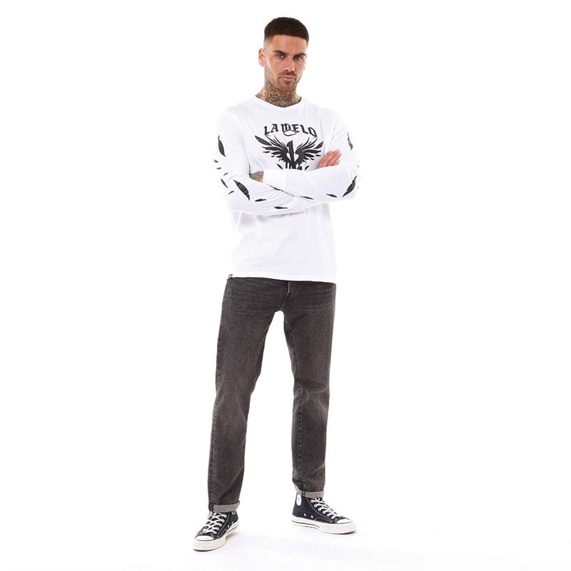 Puma Mens Melo One Of One Long Sleeve T-Shirt Puma White