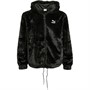 Puma Womens Classics Faux Fur Full Zip Hoodie Puma Black