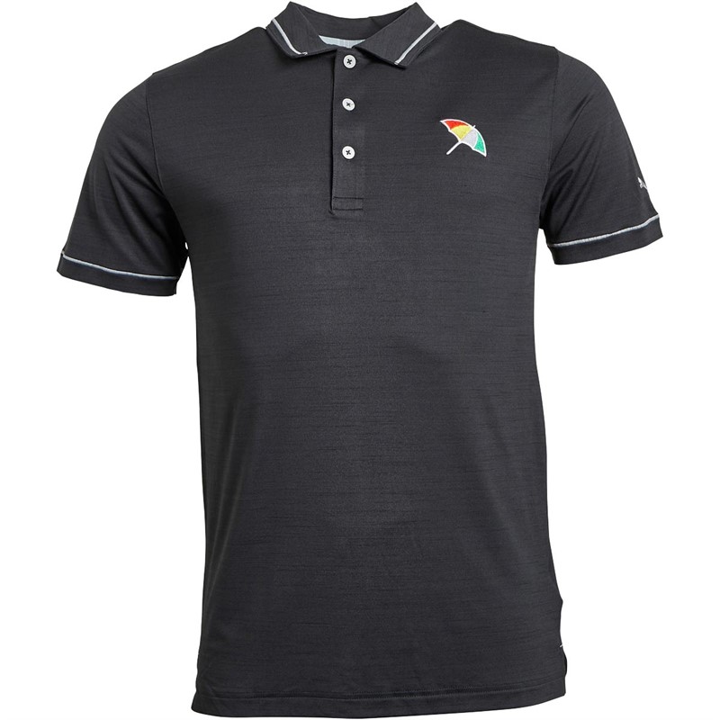 Puma Mens Arnold Palmer Cloudspun Monarch Golf Polo Black/High Rise