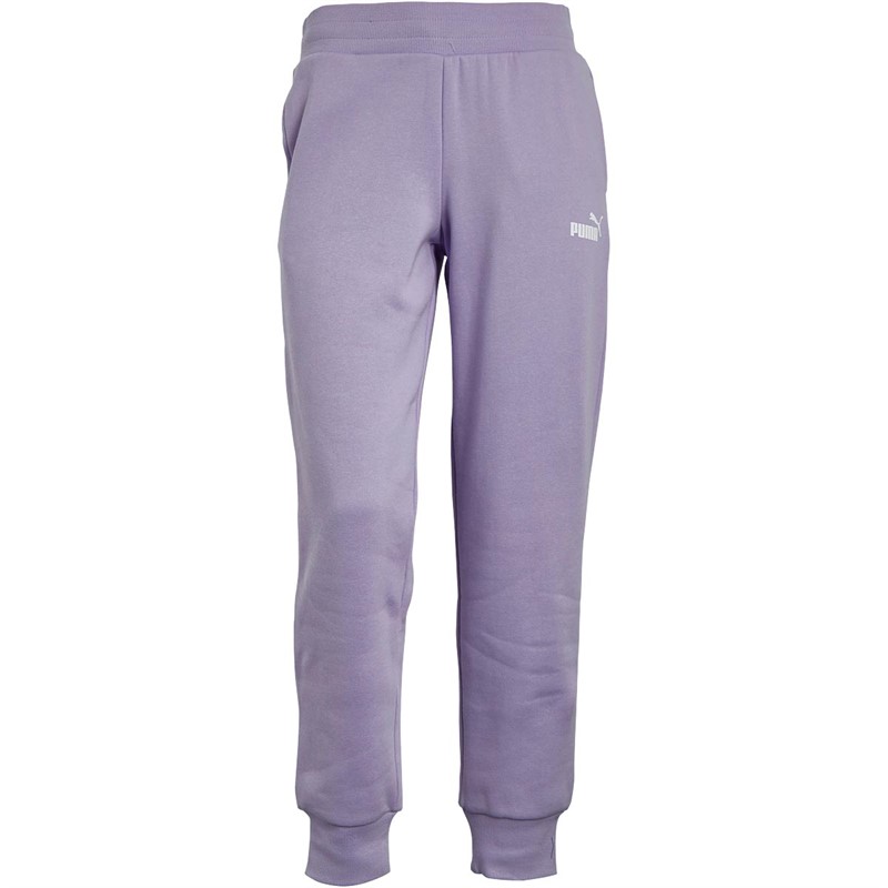 Puma Womens Essentials Fleece Sweatpants Purple