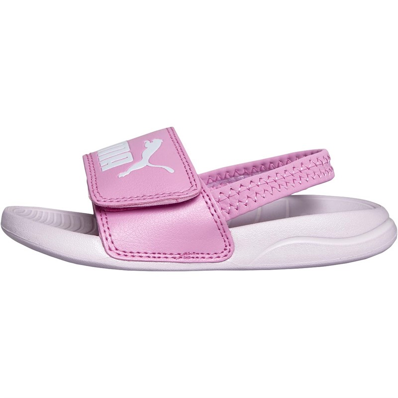 Puma Infant Girls Popcat 20 Backstrap Sandals Opera Mauve