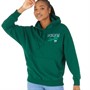Puma Womens Downtown Oversized Graphic Hoodie Green