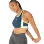 Puma Womens Individual Blaze Drycell High Neck Sports Bra Dark Night