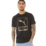 Puma Mens Box Camo T-Shirt Puma Black