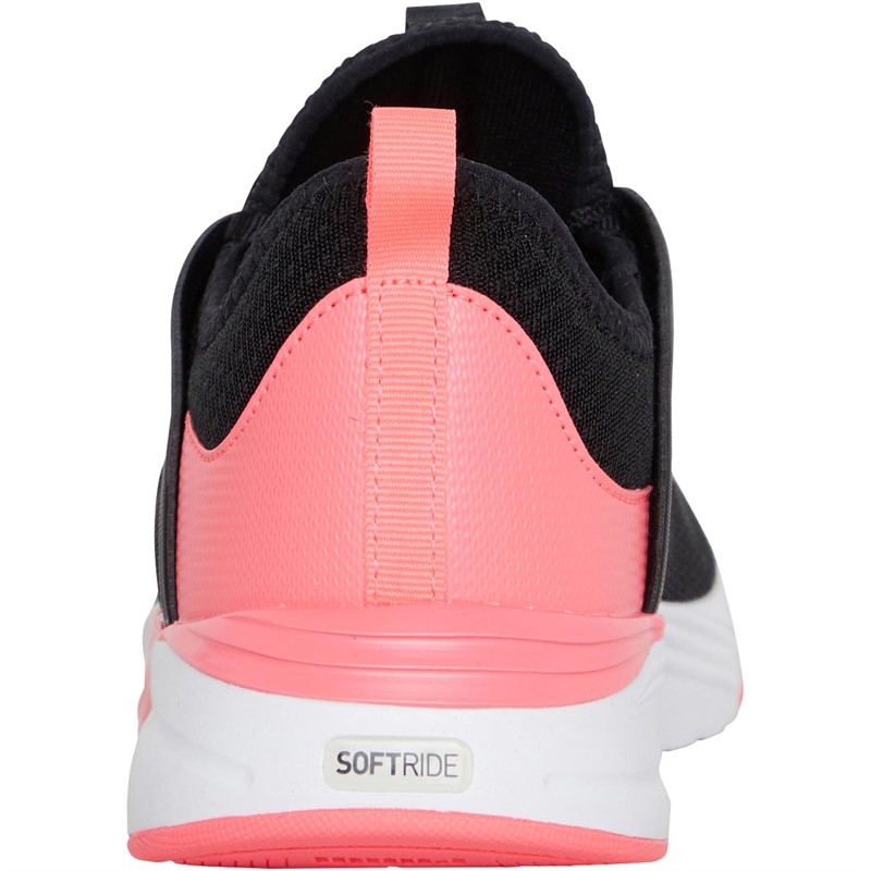 Puma Womens Softride Ruby Neutral Running Shoes Black/Orange