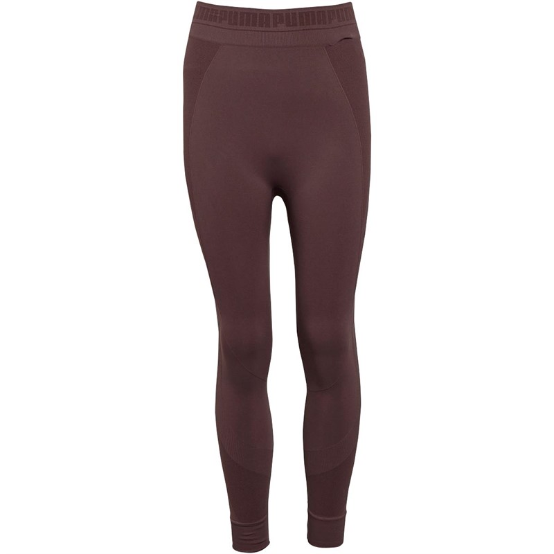 Puma Junior Girls RT Seamless Tight Leggings Plum
