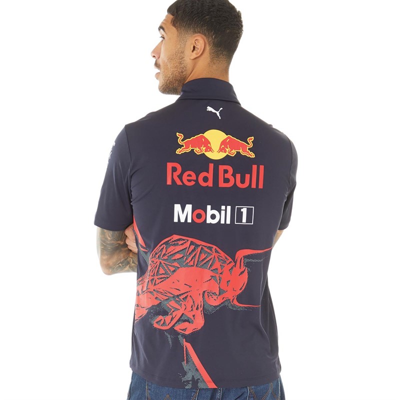 Buy Puma Mens Red Bull Racing Team Polo Night Sky