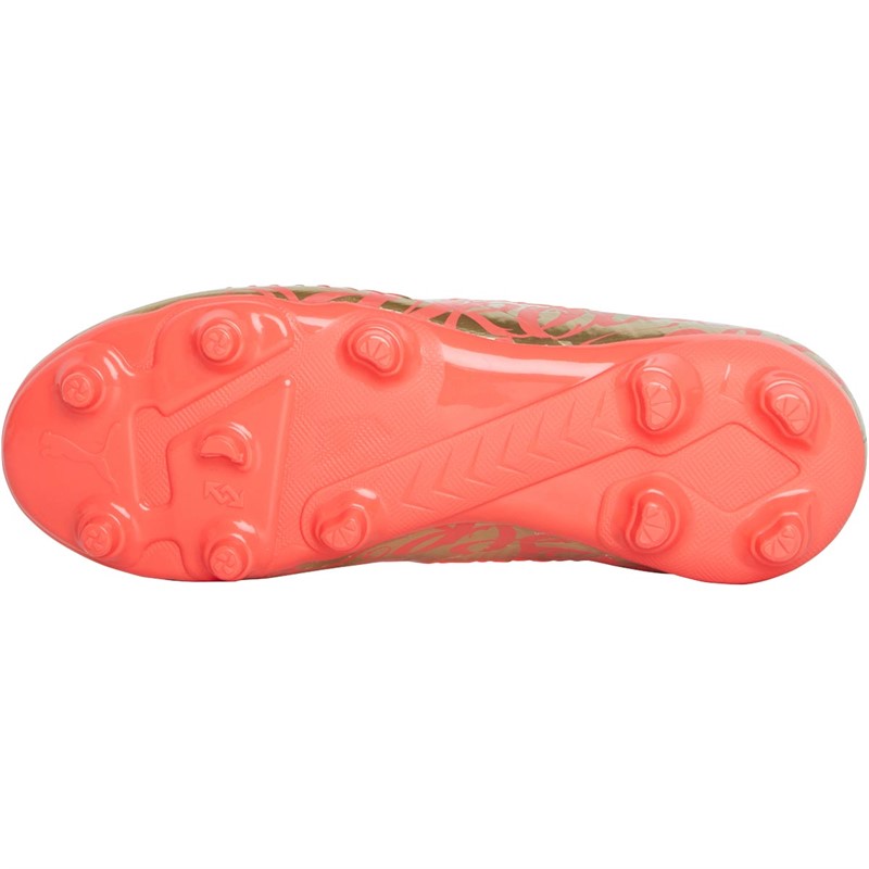 Puma Junior Future Z 3.4 NJr FG/AG Firm Ground Football Boots Fiery Coral