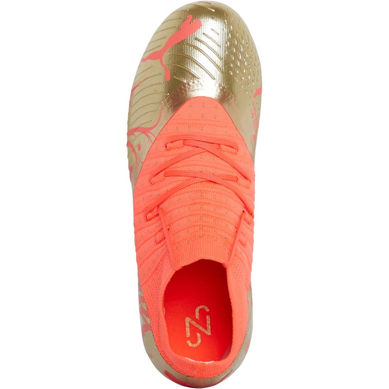 Puma Junior Future Z 3.4 NJr FG/AG Firm Ground Football Boots Fiery Coral