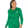Puma Womens Essentials Small Logo Sweatshirt Green