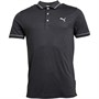 Puma Mens Cloudspun Monarch Golf Polo Black/Grey