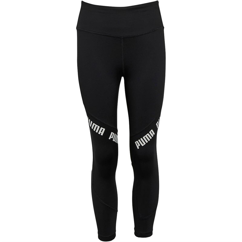 Puma Girls Runtrain Drycell Logo Tight Leggings Puma Black