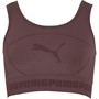 Puma Junior Girls RT Seamless Sports Bra Plum