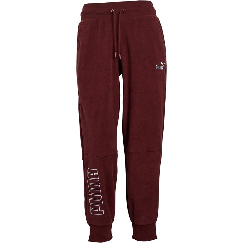 Puma Womens Power Winterized Sweatpants Aubergine