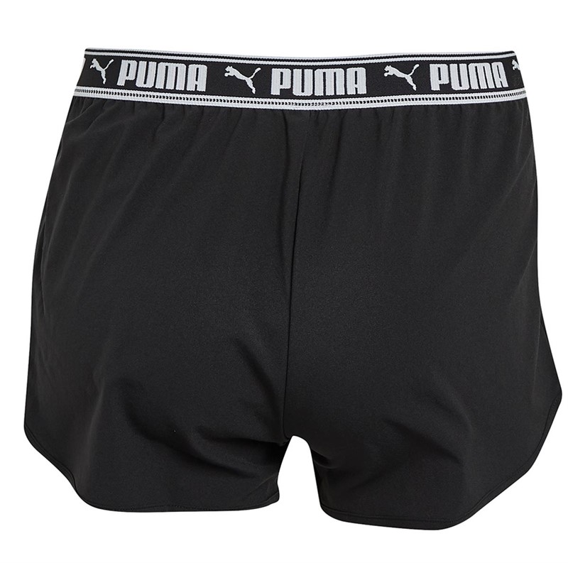 Puma Junior Girls Strong Drycell Woven Shorts Puma Black