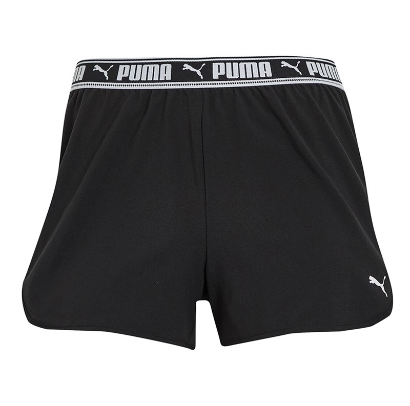 Puma Junior Girls Strong Drycell Woven Shorts Puma Black