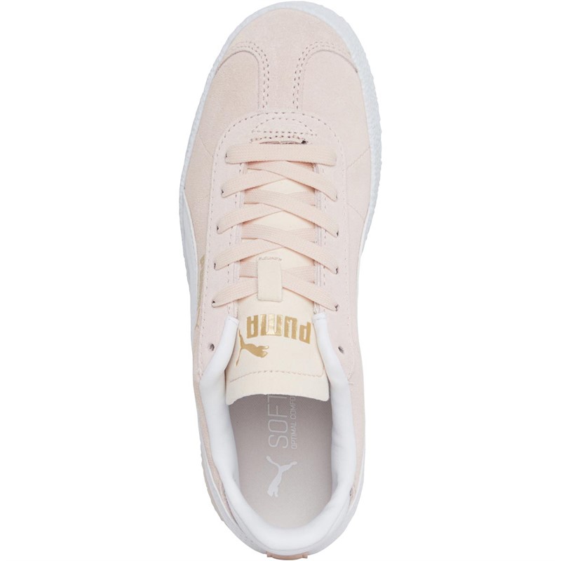 Puma Junior Girls Puma Club Trainers Island Pink