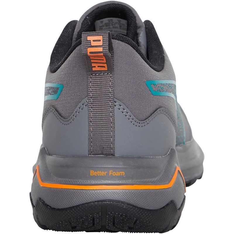 Buy Puma Mens Better Foam Xterra WTR Neutral Running Shoes Grey Orange