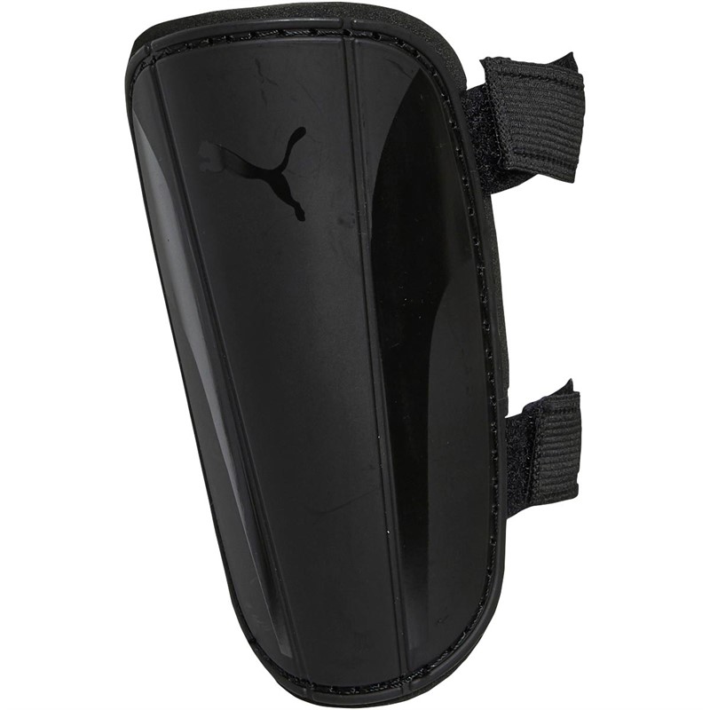 Puma Mens King Strap Shin Guards Black/White
