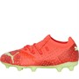 Puma Junior Future Z 2.4 FG/AG Firm Ground Football Boots Fiery Coral