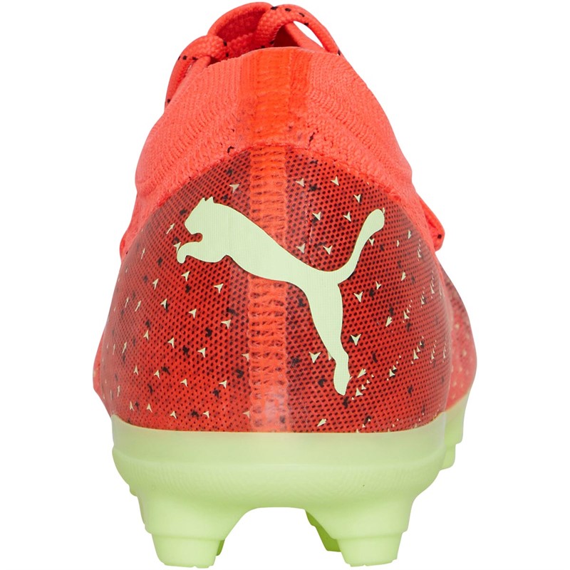 Puma Junior Future Z 2.4 FG/AG Firm Ground Football Boots Fiery Coral