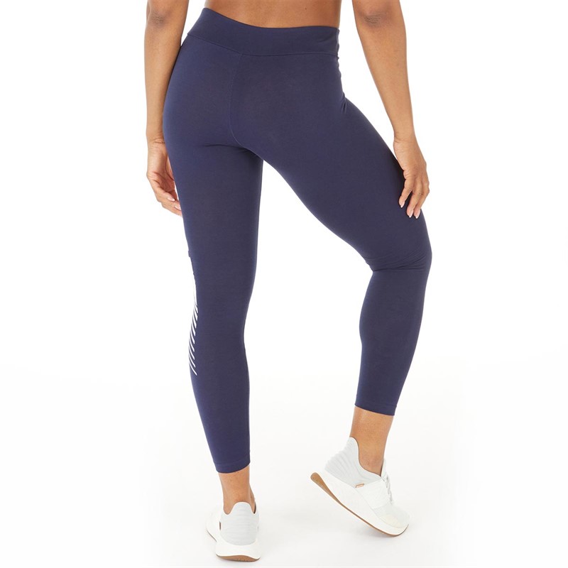 Puma Womens Essentials Graphic Leggings Peacoat