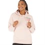 Puma Womens Downtown Oversized Graphic Hoodie Rose Quartz