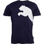 Puma T-Shirts Big Logo Homme Bleu