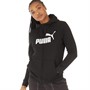Puma Womens Essentials Logo Full-Zip Hoodie Puma Black