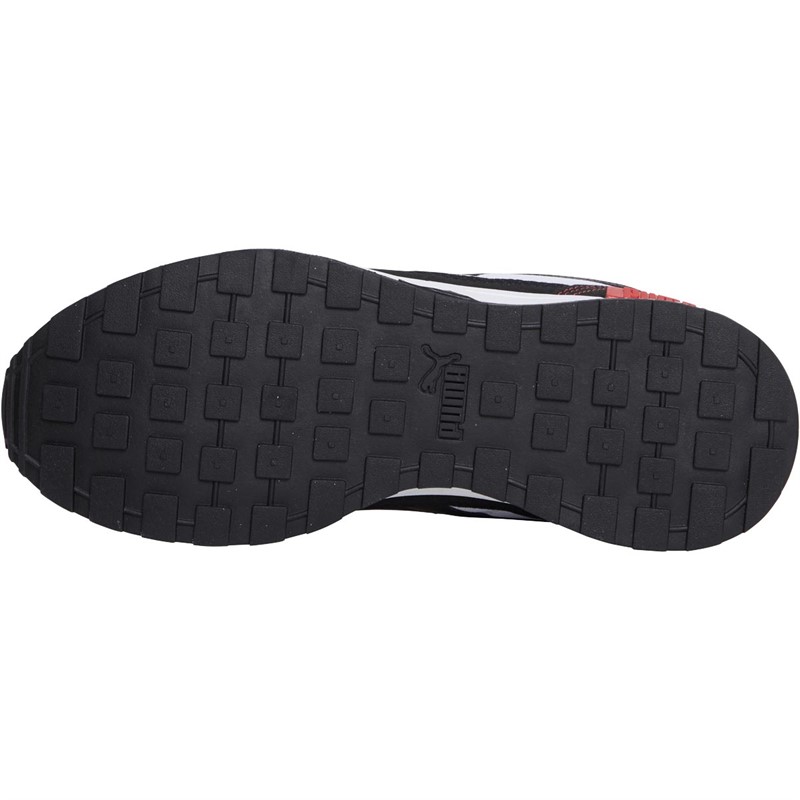 Puma Mens Graviton Trainers White/Black