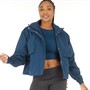 Puma Womens Inland Short Woven Jacket Marine Blue