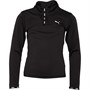 Puma Junior Girls Strong 1/4 Zip Top Puma Black