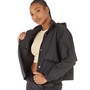 Puma Womens Inland Short Woven Jacket Puma Black