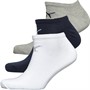Puma Mens Three Pack No Show Socks Navy/White/Grey