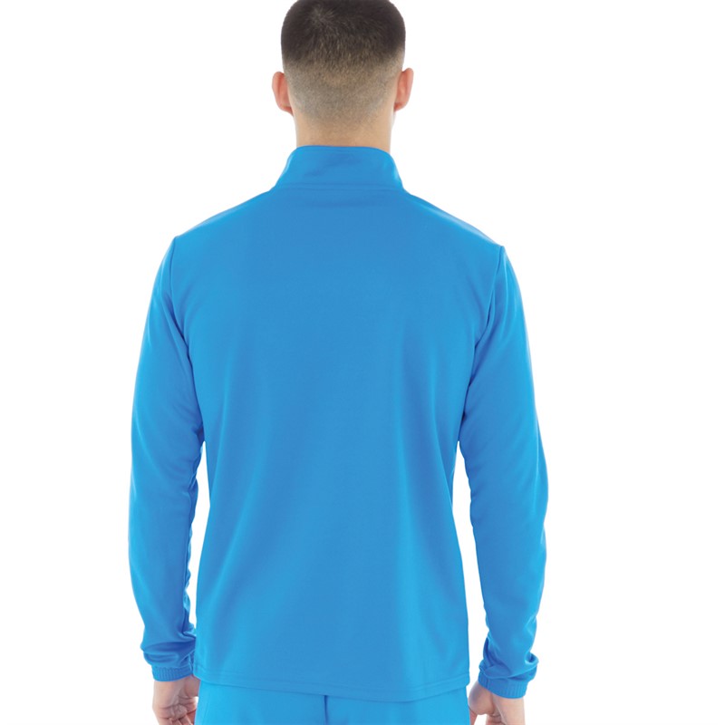 Puma Mens teamRISE Training 1/4 Zip Top Electric Blue Lemonade