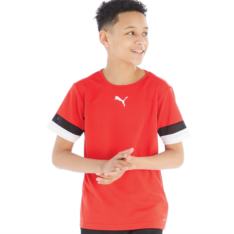 Puma Boys Teamrise Training Jersey Puma Red/Puma Black/Puma White