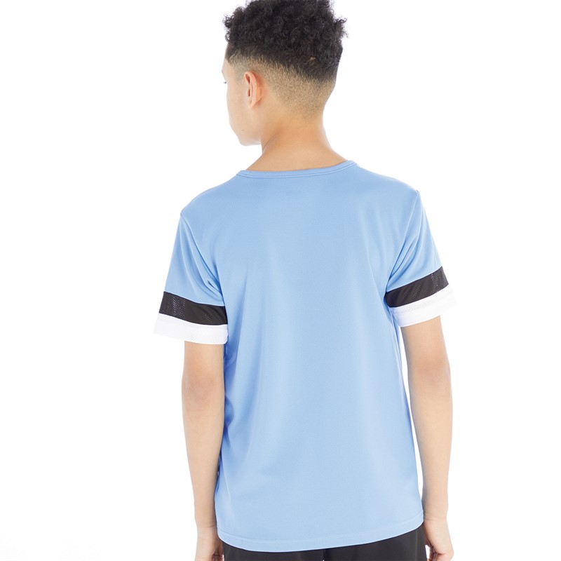 Puma Boys Teamrise Training Jersey Team Light Blue/Puma Black/Puma White