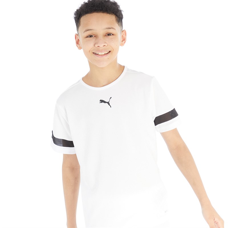 Puma Boys Teamrise Training Jersey Puma White/Puma Black/Puma White