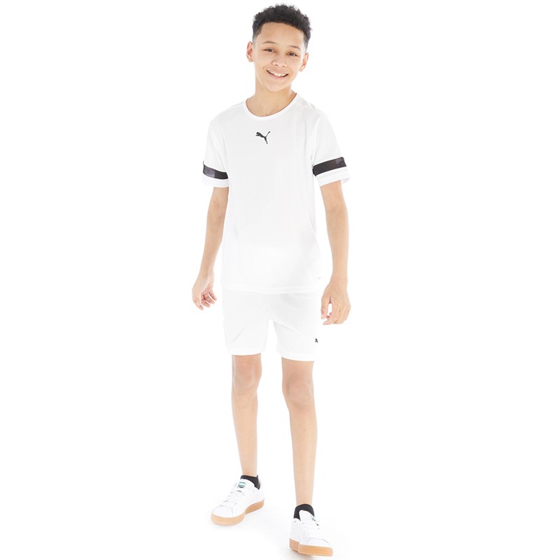 Puma Boys Teamrise Training Jersey Puma White/Puma Black/Puma White