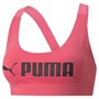 Puma Damskie Fit dryCELL Mid Impact Sports Staniki Sportowe Różowy