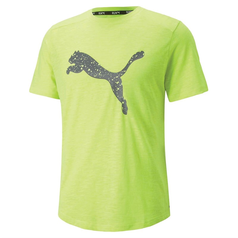 Puma Hauts de Sport Performants Run dryCELL Logo Homme Vert