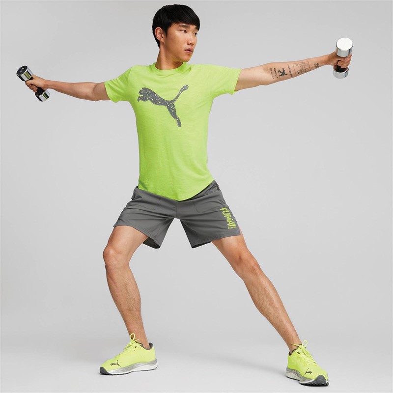 Puma Hauts de Sport Performants Run dryCELL Logo Homme Vert