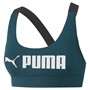 Puma Dames Fit dryCELL Mid Impact Sports Sportbeha Groen
