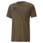 Puma Heren Fit dryCELL Logo Sports Performance Tops Groen