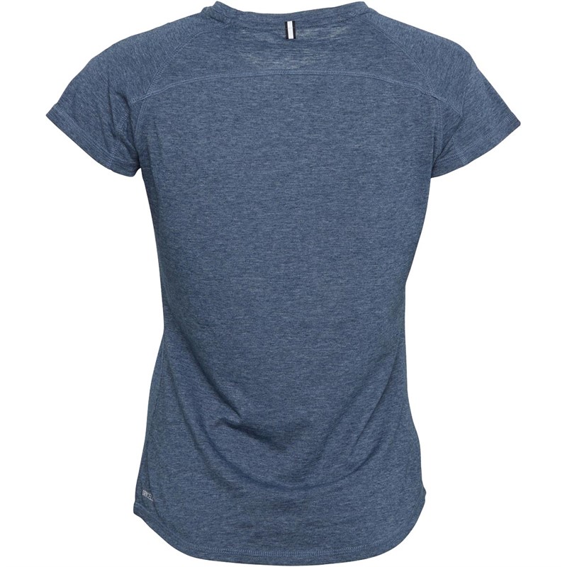 Puma Dames Run Drycell Logo Sports Performance Tops Blauw