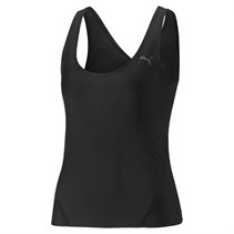Puma Damskie Studio dryCELL Ultrabare Fitted Topy sportowe do biegania Czarny