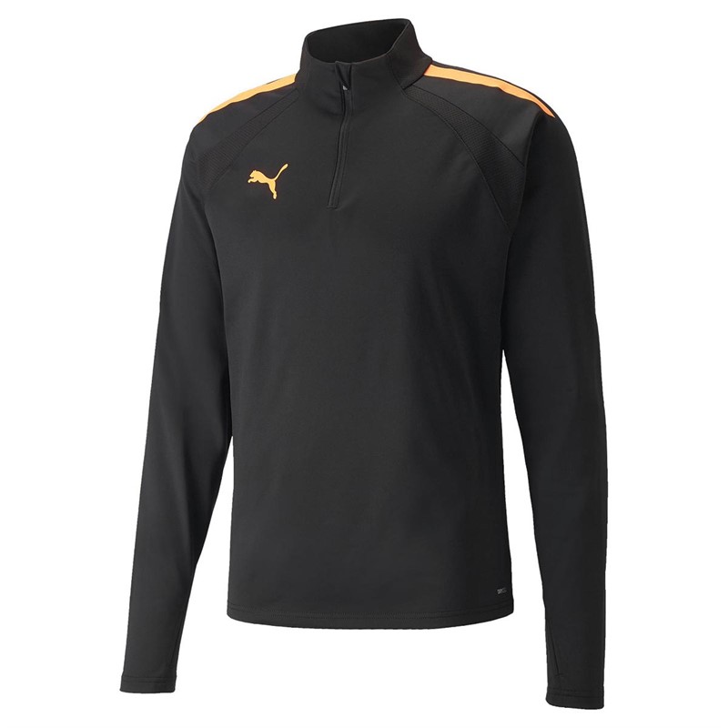 Puma Męskie Teamliga Topy sportowe do biegania Czarny